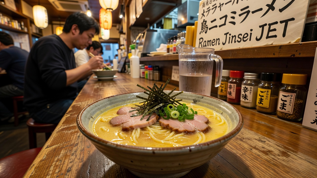 Torinikomi Ramen & Tsukemen (鶏煮込みそば・鶏煮込みつけめん) at Ramen Jinsei JET
