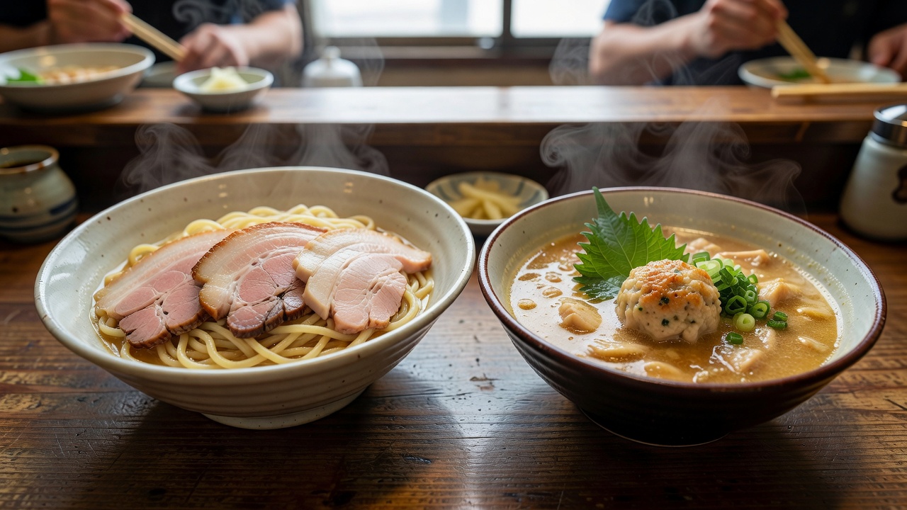 Tokusei Noko Gyokai Tsukemen (特製濃厚魚介つけ麺) at Menya Itto