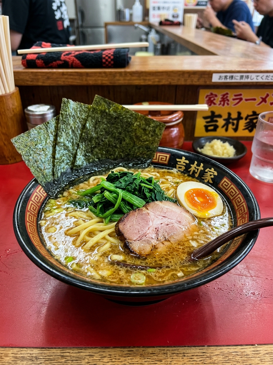 Ramen (ラーメン) / Chashumen (チャーシューメン) at Iekei Sohonzan Yoshimuraya Ramen (ラーメン) / Chashumen (チャーシューメン) at Iekei Sohonzan Yoshimuraya