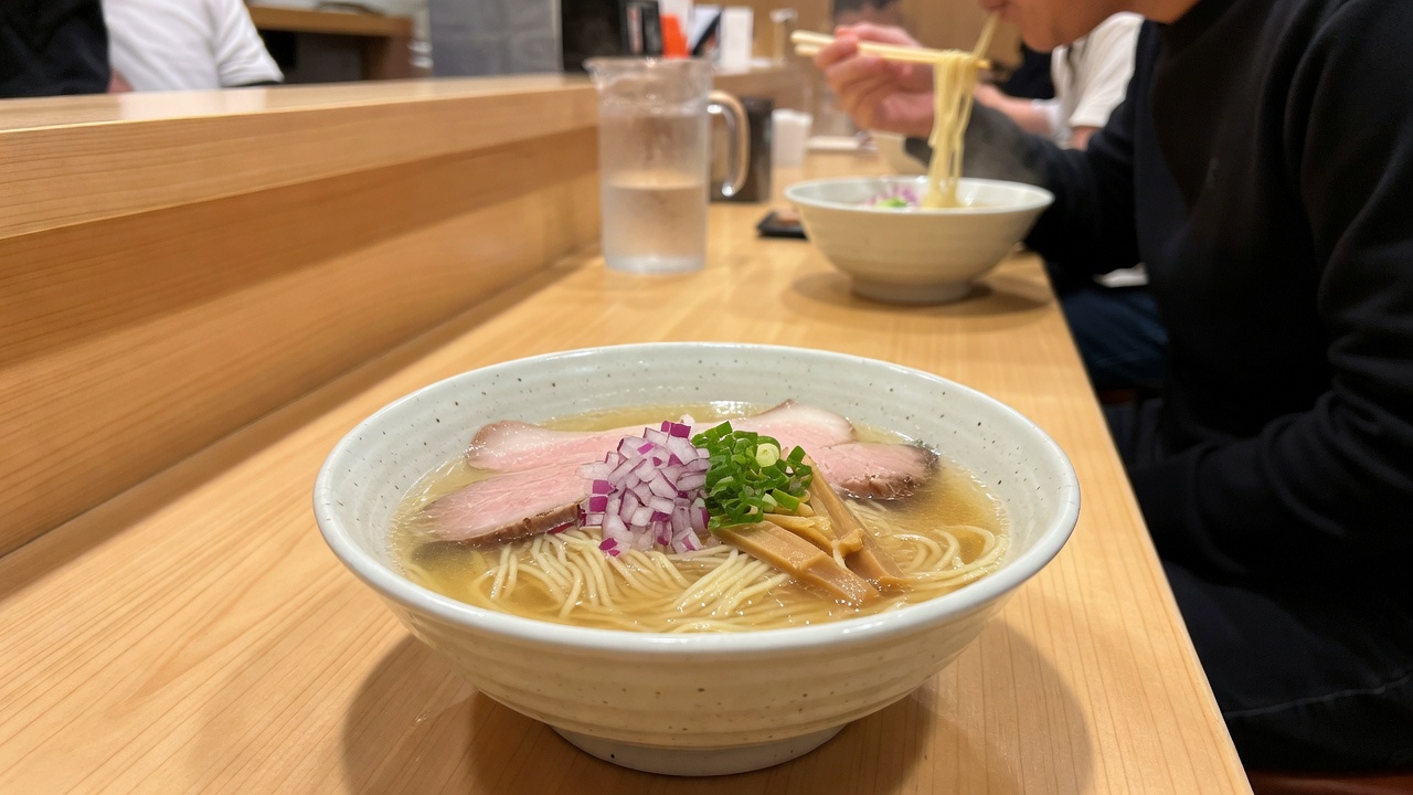 Shinjiko Shijimi Chuka Soba Kohaku Tokyo Honten