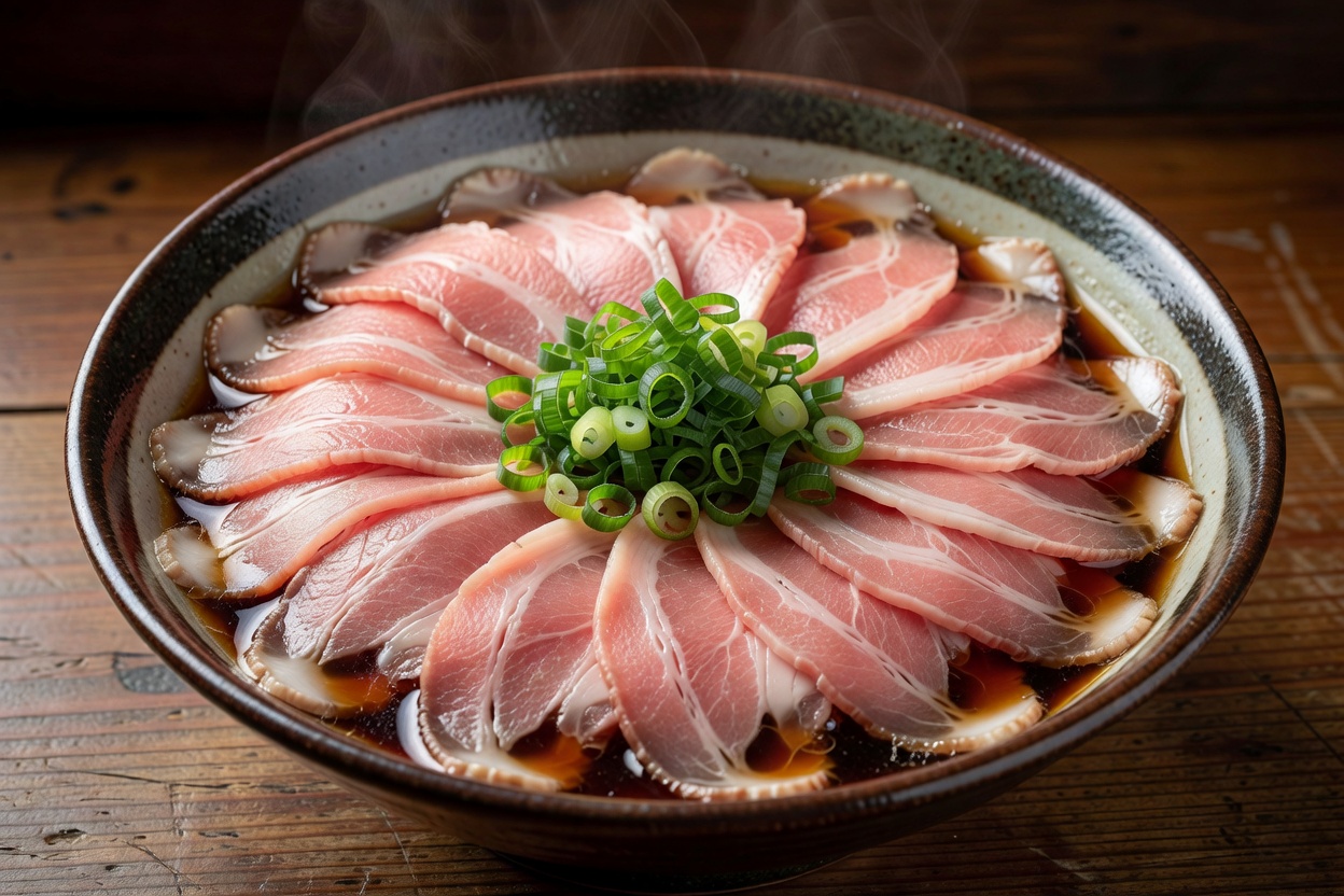 Ramen (化学調味料不使用 ぬるめスープの温かいラーメン) at Kitakata Ramen Tenkomori Ramen (化学調味料不使用 ぬるめスープの温かいラーメン) at Kitakata Ramen Tenkomori