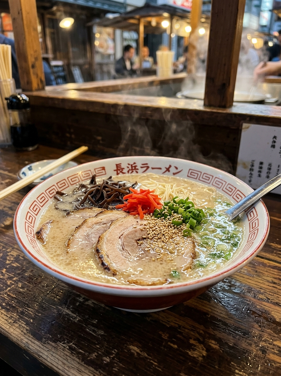 Tonkotsu Ramen (ラーメン) & Aburi Chashumen at Hakata Daruma Sohon Ten