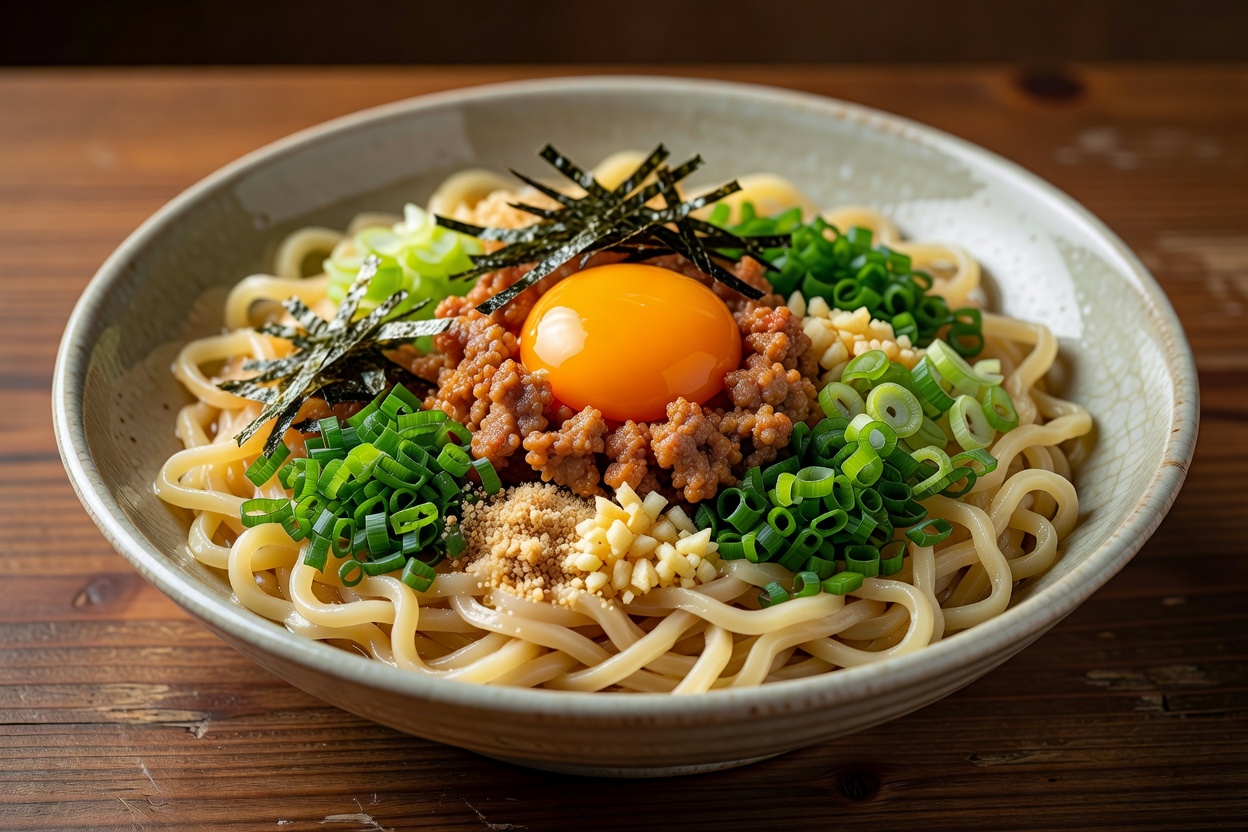 Maze-soba at NIKONIKO Mazemen and curry