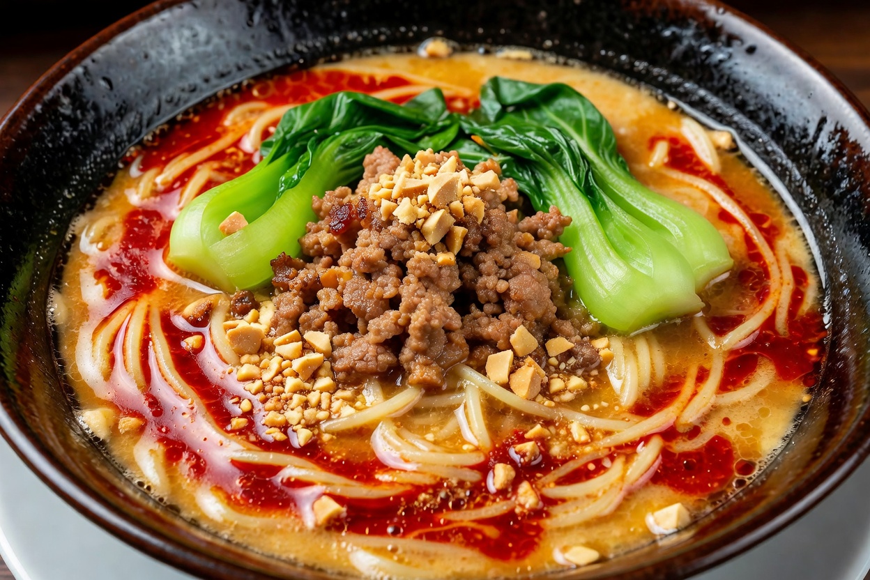 Paiko Tantanmen (排骨担々麺) & Paiko Shoyu at Paiko Tantanmen Renge no Gotoku Paiko Tantanmen (排骨担々麺) & Paiko Shoyu at Paiko Tantanmen Renge no Gotoku